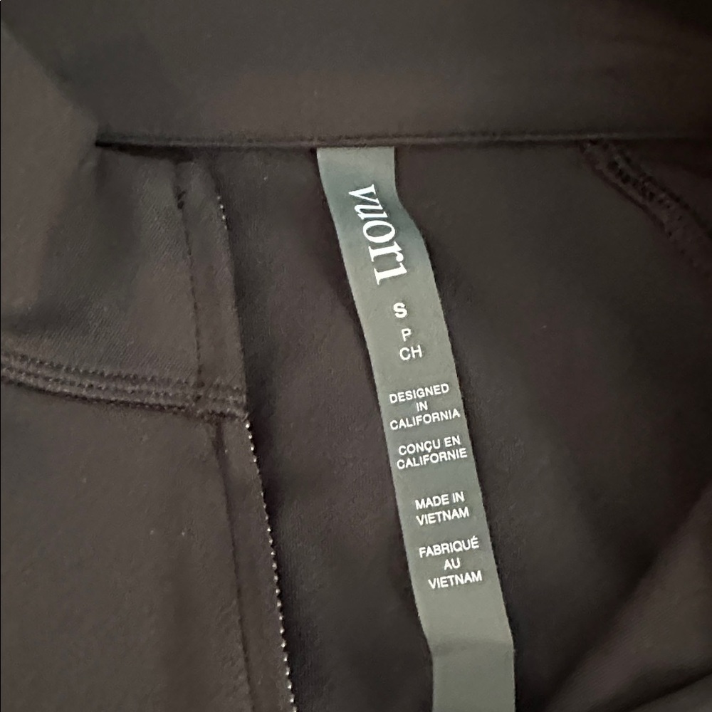 NWT VUORI Halo Mini Track Jacket Black Size Small - Picture 7 of 10